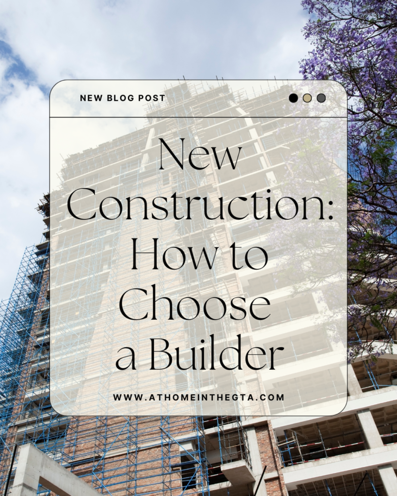 New Construction: Tips on How to Choose a Builder